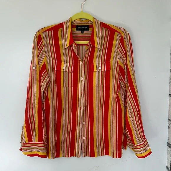 Strip button shirt - Picture 1 of 2